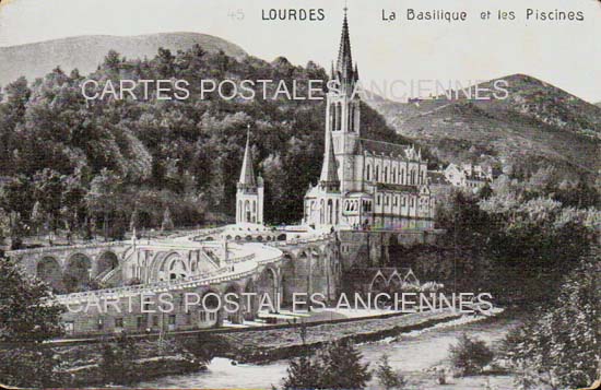 Cartes postales anciennes > CARTES POSTALES > carte postale ancienne > cartes-postales-ancienne.com Occitanie Hautes pyrenees Lourdes