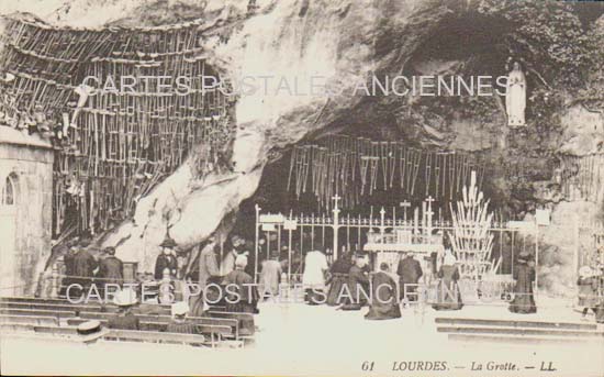 Cartes postales anciennes > CARTES POSTALES > carte postale ancienne > cartes-postales-ancienne.com Occitanie Hautes pyrenees Lourdes