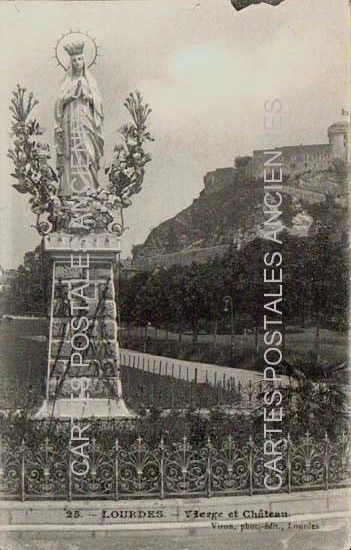 Cartes postales anciennes > CARTES POSTALES > carte postale ancienne > cartes-postales-ancienne.com Occitanie Hautes pyrenees Lourdes