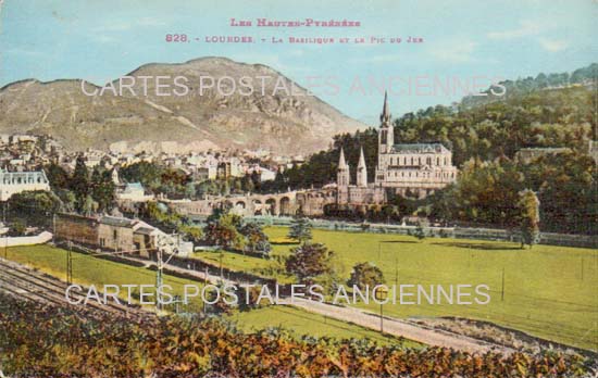 Cartes postales anciennes > CARTES POSTALES > carte postale ancienne > cartes-postales-ancienne.com Occitanie Hautes pyrenees Lourdes