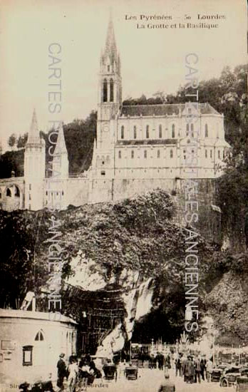 Cartes postales anciennes > CARTES POSTALES > carte postale ancienne > cartes-postales-ancienne.com Occitanie Hautes pyrenees Lourdes