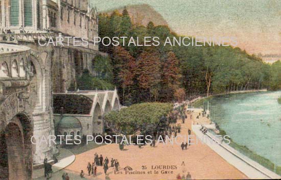 Cartes postales anciennes > CARTES POSTALES > carte postale ancienne > cartes-postales-ancienne.com Occitanie Hautes pyrenees Lourdes