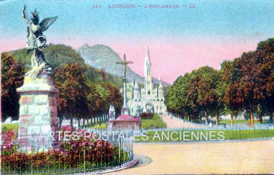 Cartes postales anciennes > CARTES POSTALES > carte postale ancienne > cartes-postales-ancienne.com Occitanie Hautes pyrenees Lourdes