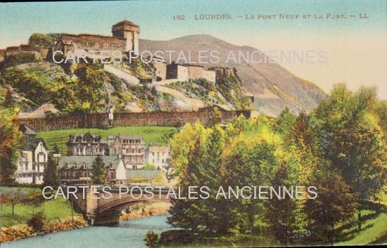 Cartes postales anciennes > CARTES POSTALES > carte postale ancienne > cartes-postales-ancienne.com Occitanie Hautes pyrenees Lourdes