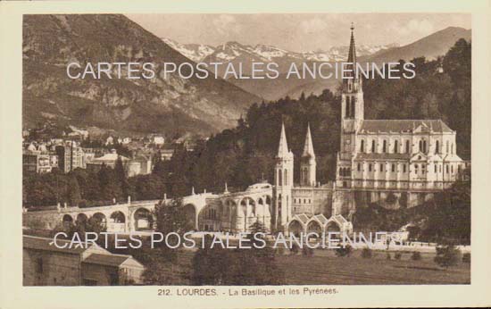 Cartes postales anciennes > CARTES POSTALES > carte postale ancienne > cartes-postales-ancienne.com Occitanie Hautes pyrenees Lourdes