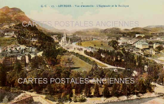 Cartes postales anciennes > CARTES POSTALES > carte postale ancienne > cartes-postales-ancienne.com Occitanie Hautes pyrenees Lourdes