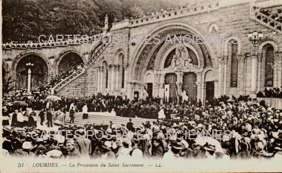 Cartes postales anciennes > CARTES POSTALES > carte postale ancienne > cartes-postales-ancienne.com Occitanie Hautes pyrenees Lourdes