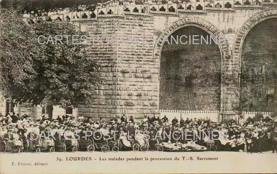 Cartes postales anciennes > CARTES POSTALES > carte postale ancienne > cartes-postales-ancienne.com Occitanie Hautes pyrenees Lourdes