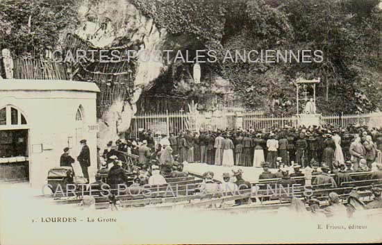 Cartes postales anciennes > CARTES POSTALES > carte postale ancienne > cartes-postales-ancienne.com Occitanie Hautes pyrenees Lourdes