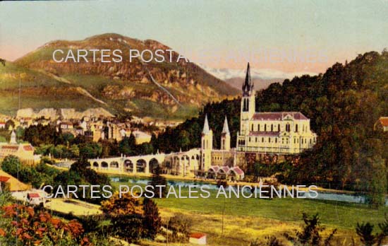 Cartes postales anciennes > CARTES POSTALES > carte postale ancienne > cartes-postales-ancienne.com Occitanie Hautes pyrenees Lourdes