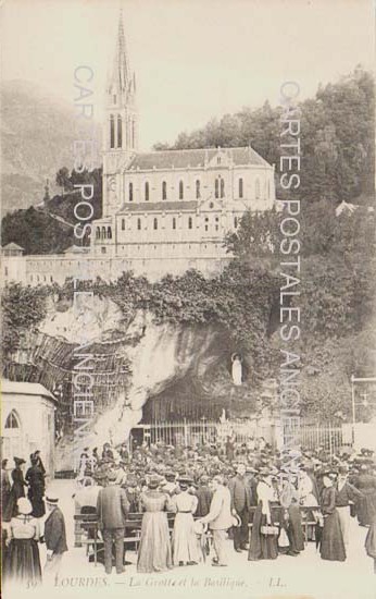 Cartes postales anciennes > CARTES POSTALES > carte postale ancienne > cartes-postales-ancienne.com Occitanie Hautes pyrenees Lourdes