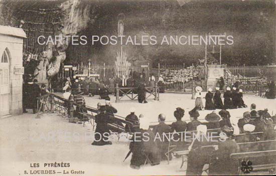 Cartes postales anciennes > CARTES POSTALES > carte postale ancienne > cartes-postales-ancienne.com Occitanie Hautes pyrenees Lourdes