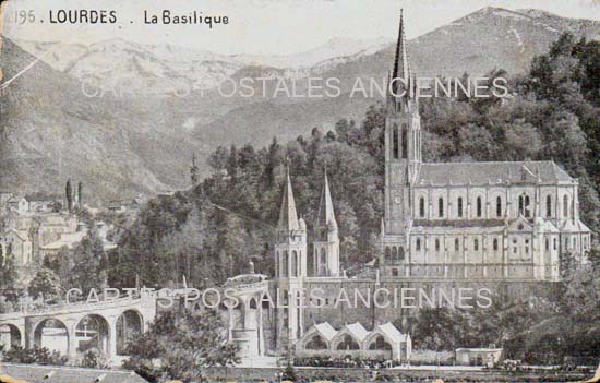 Cartes postales anciennes > CARTES POSTALES > carte postale ancienne > cartes-postales-ancienne.com Occitanie Hautes pyrenees Lourdes