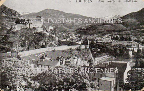 Cartes postales anciennes > CARTES POSTALES > carte postale ancienne > cartes-postales-ancienne.com Occitanie Hautes pyrenees Lourdes