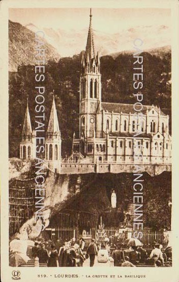 Cartes postales anciennes > CARTES POSTALES > carte postale ancienne > cartes-postales-ancienne.com Occitanie Hautes pyrenees Lourdes