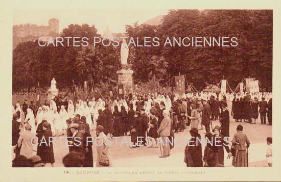 Cartes postales anciennes > CARTES POSTALES > carte postale ancienne > cartes-postales-ancienne.com Occitanie Hautes pyrenees Lourdes