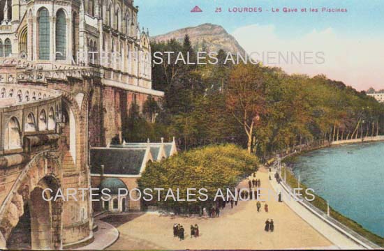 Cartes postales anciennes > CARTES POSTALES > carte postale ancienne > cartes-postales-ancienne.com Occitanie Hautes pyrenees Lourdes