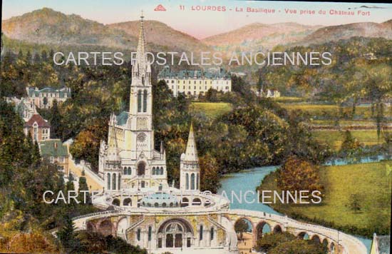 Cartes postales anciennes > CARTES POSTALES > carte postale ancienne > cartes-postales-ancienne.com Occitanie Hautes pyrenees Lourdes