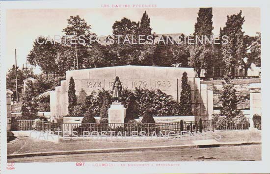 Cartes postales anciennes > CARTES POSTALES > carte postale ancienne > cartes-postales-ancienne.com Occitanie Hautes pyrenees Lourdes