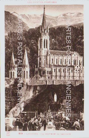 Cartes postales anciennes > CARTES POSTALES > carte postale ancienne > cartes-postales-ancienne.com Occitanie Hautes pyrenees Lourdes