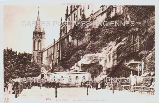 Cartes postales anciennes > CARTES POSTALES > carte postale ancienne > cartes-postales-ancienne.com Occitanie Hautes pyrenees Lourdes