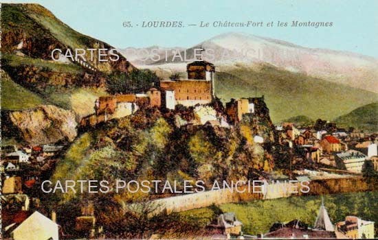 Cartes postales anciennes > CARTES POSTALES > carte postale ancienne > cartes-postales-ancienne.com Occitanie Hautes pyrenees Lourdes