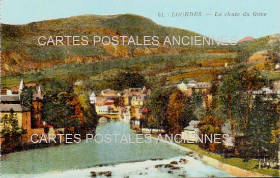 Cartes postales anciennes > CARTES POSTALES > carte postale ancienne > cartes-postales-ancienne.com Occitanie Hautes pyrenees Lourdes