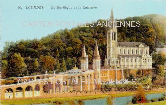 Cartes postales anciennes > CARTES POSTALES > carte postale ancienne > cartes-postales-ancienne.com Occitanie Hautes pyrenees Lourdes