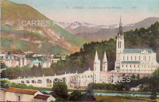 Cartes postales anciennes > CARTES POSTALES > carte postale ancienne > cartes-postales-ancienne.com Occitanie Hautes pyrenees Lourdes