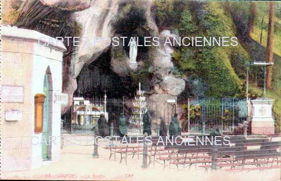 Cartes postales anciennes > CARTES POSTALES > carte postale ancienne > cartes-postales-ancienne.com Occitanie Hautes pyrenees Lourdes