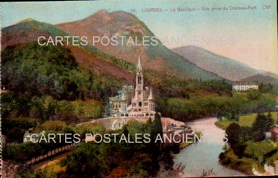 Cartes postales anciennes > CARTES POSTALES > carte postale ancienne > cartes-postales-ancienne.com Occitanie Hautes pyrenees Lourdes