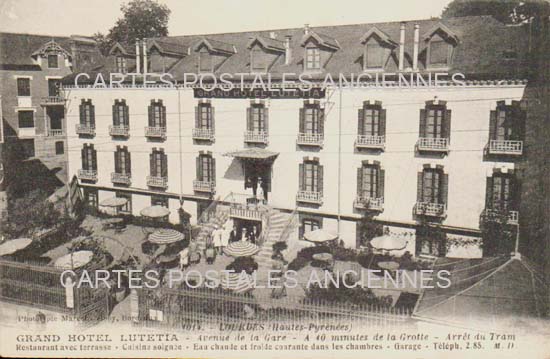 Cartes postales anciennes > CARTES POSTALES > carte postale ancienne > cartes-postales-ancienne.com Occitanie Hautes pyrenees Lourdes