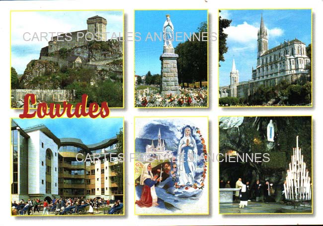 Cartes postales anciennes > CARTES POSTALES > carte postale ancienne > cartes-postales-ancienne.com Occitanie Hautes pyrenees Lourdes