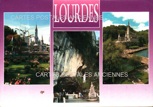 Cartes postales anciennes > CARTES POSTALES > carte postale ancienne > cartes-postales-ancienne.com Occitanie Hautes pyrenees Lourdes