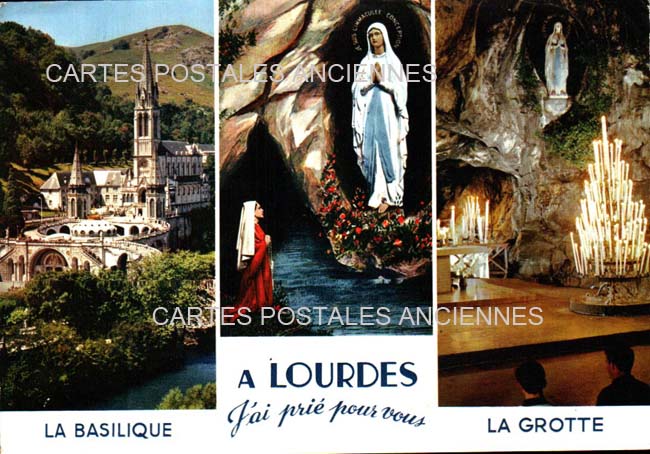 Cartes postales anciennes > CARTES POSTALES > carte postale ancienne > cartes-postales-ancienne.com Occitanie Hautes pyrenees Lourdes