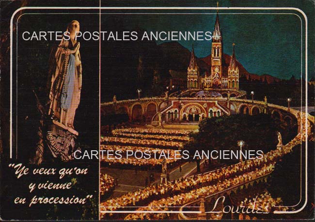 Cartes postales anciennes > CARTES POSTALES > carte postale ancienne > cartes-postales-ancienne.com Occitanie Hautes pyrenees Lourdes