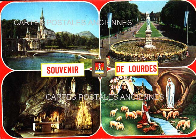 Cartes postales anciennes > CARTES POSTALES > carte postale ancienne > cartes-postales-ancienne.com Occitanie Hautes pyrenees Lourdes