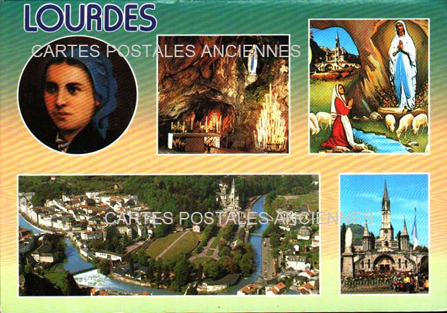 Cartes postales anciennes > CARTES POSTALES > carte postale ancienne > cartes-postales-ancienne.com Occitanie Hautes pyrenees Lourdes