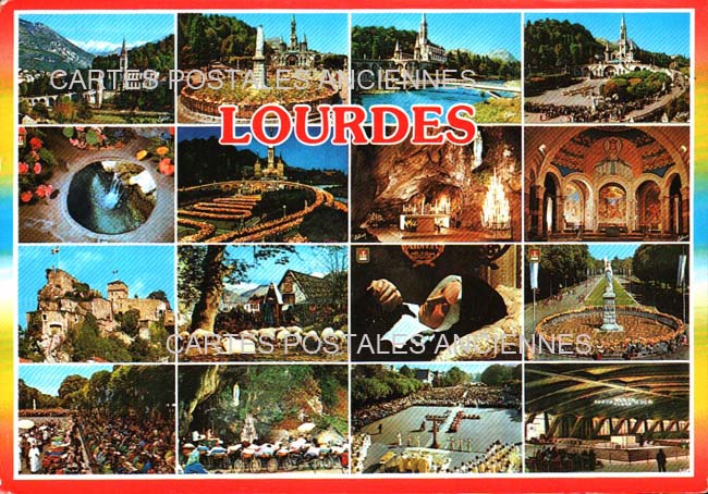 Cartes postales anciennes > CARTES POSTALES > carte postale ancienne > cartes-postales-ancienne.com Occitanie Hautes pyrenees Lourdes