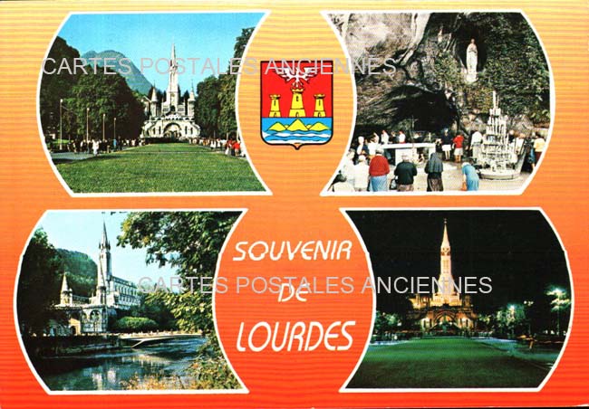 Cartes postales anciennes > CARTES POSTALES > carte postale ancienne > cartes-postales-ancienne.com Occitanie Hautes pyrenees Lourdes