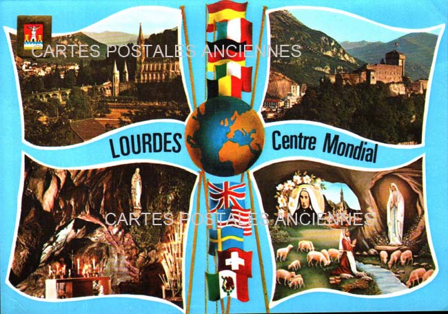 Cartes postales anciennes > CARTES POSTALES > carte postale ancienne > cartes-postales-ancienne.com Occitanie Hautes pyrenees Lourdes