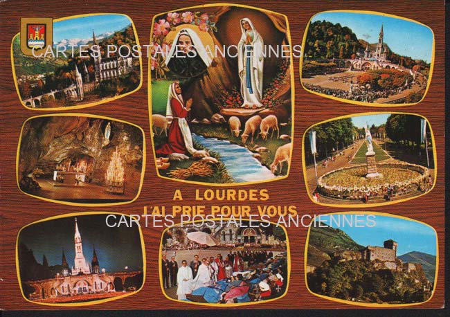 Cartes postales anciennes > CARTES POSTALES > carte postale ancienne > cartes-postales-ancienne.com Occitanie Hautes pyrenees Lourdes