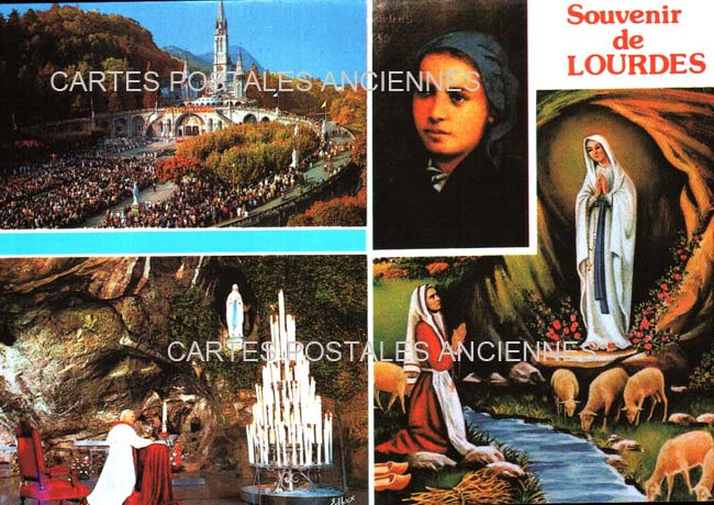 Cartes postales anciennes > CARTES POSTALES > carte postale ancienne > cartes-postales-ancienne.com Occitanie Hautes pyrenees Lourdes