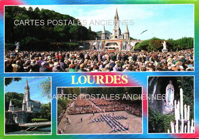 Cartes postales anciennes > CARTES POSTALES > carte postale ancienne > cartes-postales-ancienne.com Occitanie Hautes pyrenees Lourdes