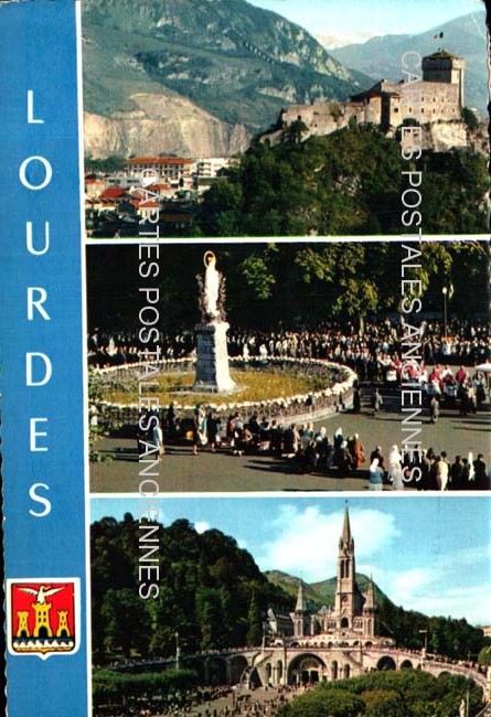 Cartes postales anciennes > CARTES POSTALES > carte postale ancienne > cartes-postales-ancienne.com Occitanie Hautes pyrenees Lourdes