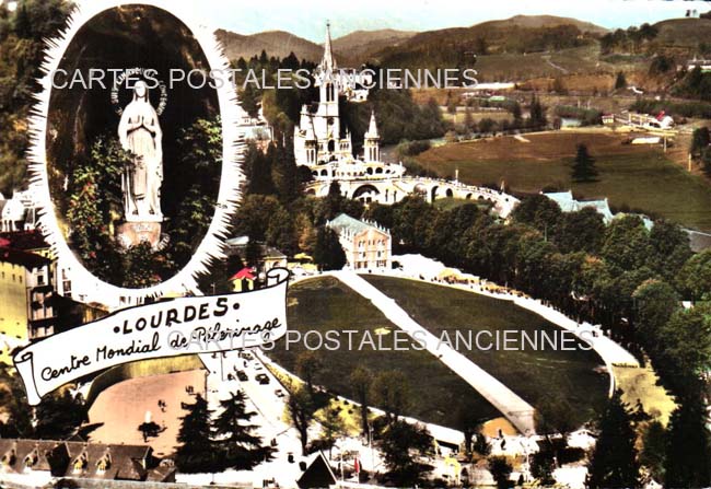 Cartes postales anciennes > CARTES POSTALES > carte postale ancienne > cartes-postales-ancienne.com Occitanie Hautes pyrenees Lourdes