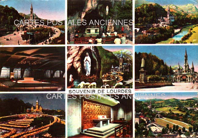 Cartes postales anciennes > CARTES POSTALES > carte postale ancienne > cartes-postales-ancienne.com Occitanie Hautes pyrenees Lourdes