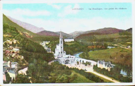 Cartes postales anciennes > CARTES POSTALES > carte postale ancienne > cartes-postales-ancienne.com Occitanie Hautes pyrenees Lourdes