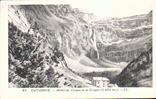 Cartes postales anciennes > CARTES POSTALES > carte postale ancienne > cartes-postales-ancienne.com Occitanie Hautes pyrenees Gavarnie