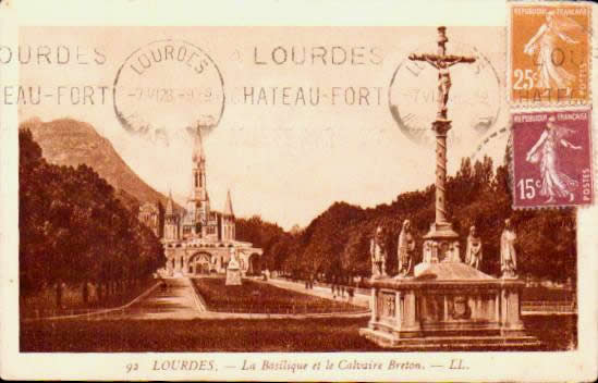 Cartes postales anciennes > CARTES POSTALES > carte postale ancienne > cartes-postales-ancienne.com Occitanie Hautes pyrenees Lourdes